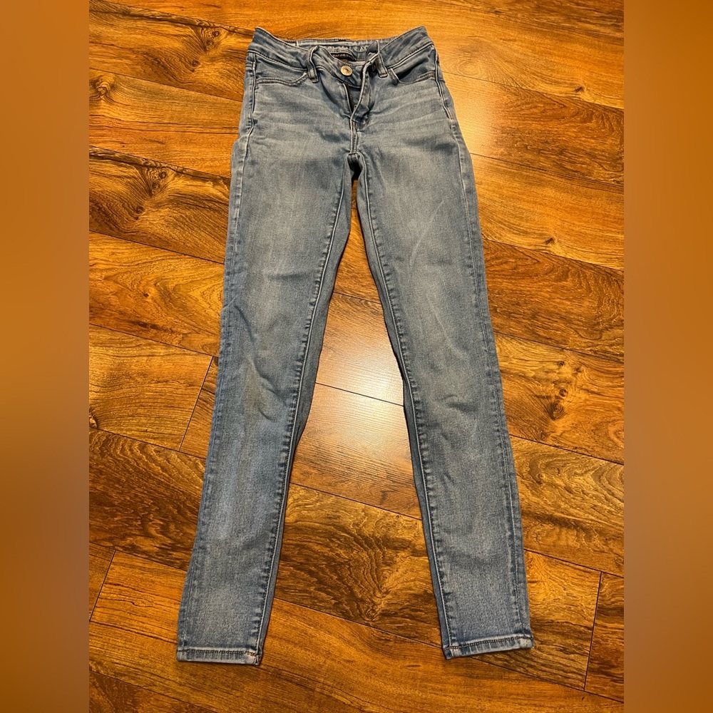 American Eagle Outfitters Women's Skinny Jeans in Blue